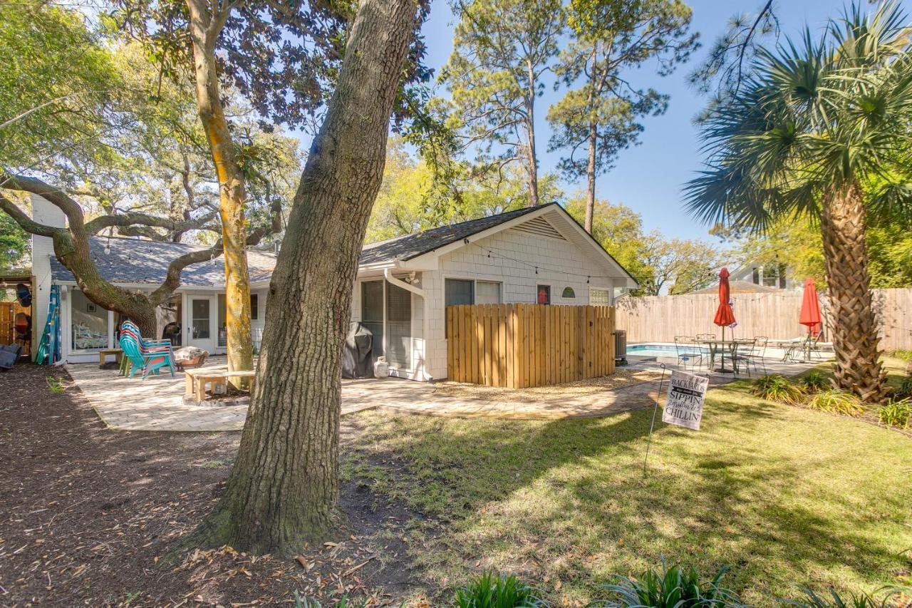 Spacious St Simons Island Vacation Rental With Pool! St. Simons Island Exteriör bild